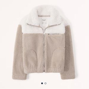 Abercrombie Womens Sherpa Jacket - XS - Worn Once